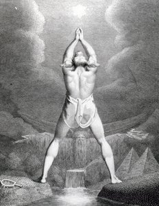 Fertilização do Egito, gravado por William Blake, 1791